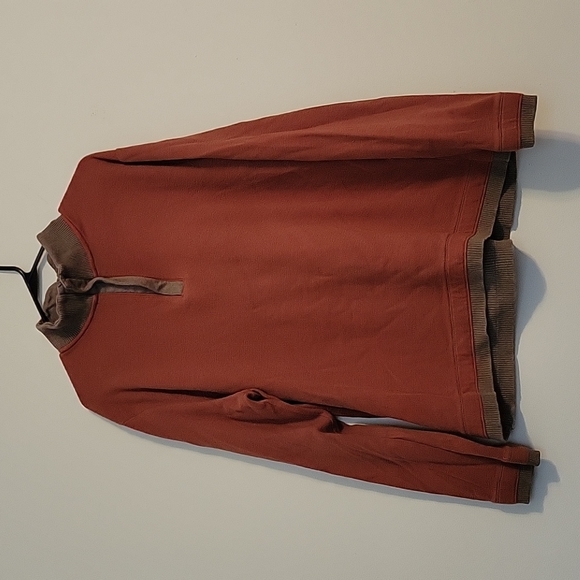 Rust/Tan Quarter Zip Banana Republic Sweater - Picture 1 of 6